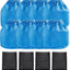 8 filtros tela y 4 espuma comp Vacmaster 2.5-3.2gal Armor All