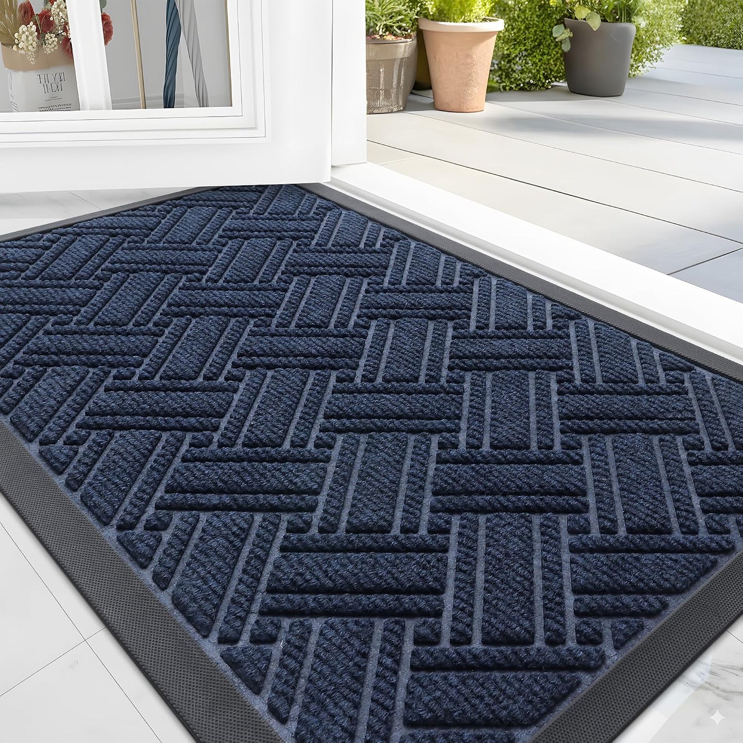 Alfombra goma natural antiderrap puerta principal