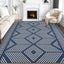 Alfombra lavable 10x13ft geométrica antiderrap