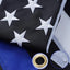 Bandera azul estrellas 4x6ft nailon con ojales latón