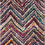 Alfombra decorativa 3x5ft multicolor diseño abstracto no