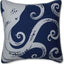 Almohada pulpo Ollie azul 18.5x18.5"