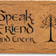 Felpudo Bienvenida 30x17" Trilogía Antiderrap