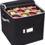 Caja almacenamiento adornos navideños 4 niveles 64 bolas