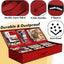 Organiz. papel regalo 41.5" 40 rollos con correas divisor