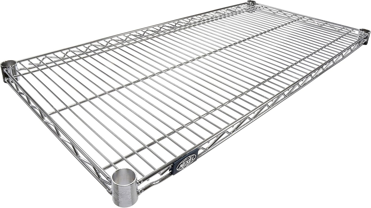 Estante alambre 24" comp 600-800lb acabado cromado
