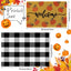 2 Tapetes Calabaza Otoño para Puerta Exterior e Interior