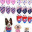 15 Bandanas Perros 4 de Julio 3 Tallas Triangulares Patrióticas