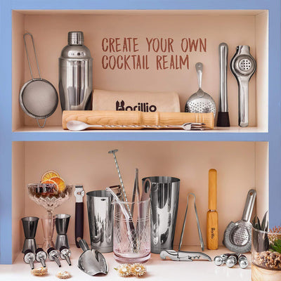 Juego coctelera bolsa camarero viaje herramientas barra