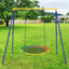Soporte columpio metal estacas acero 550lb patio niños
