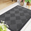 Tapete goma natural antiderrap 29.5x17" gris