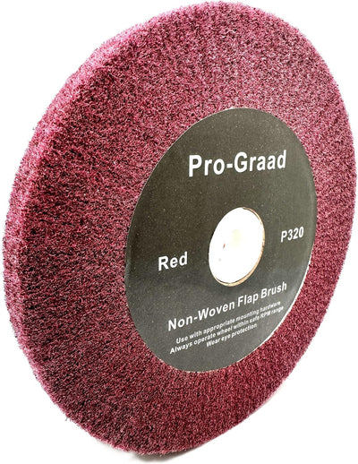 Rueda pulido esmeriladora banco 6x1/2x1 320 grano tejido apretado
