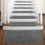 Alfombra antiderrap autoadhesiva gris oscuro