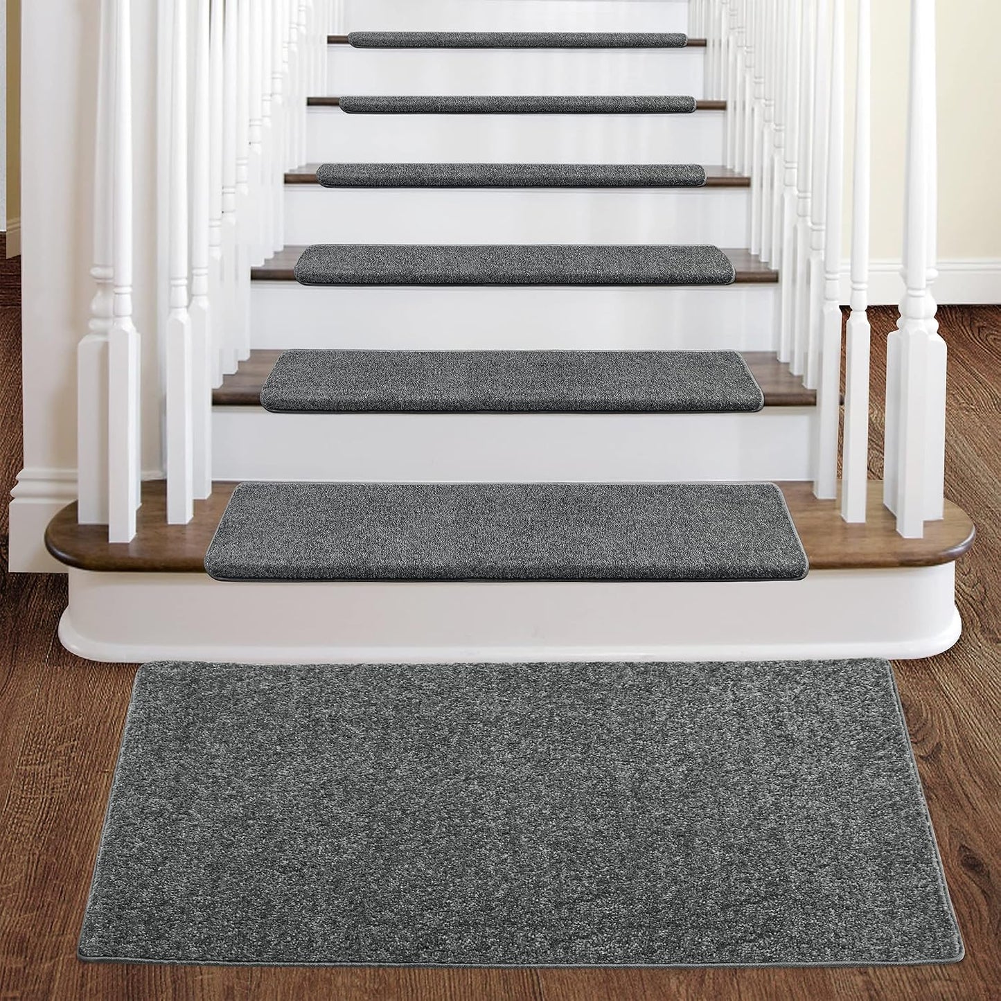 Alfombra antiderrap autoadhesiva gris oscuro