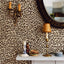 Papel tapiz autoadhesivo leopardo marrón impermeable