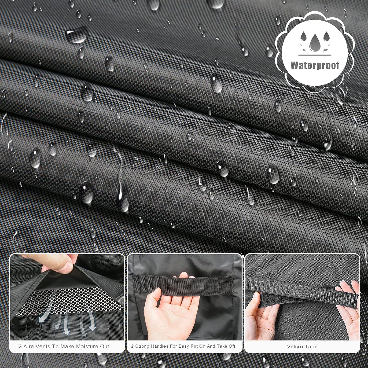 Funda sofá biplaza exterior 54" 600D impermeable