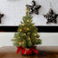 Árbol Navidad artificial abeto 24pulg preiluminado 35luces verde