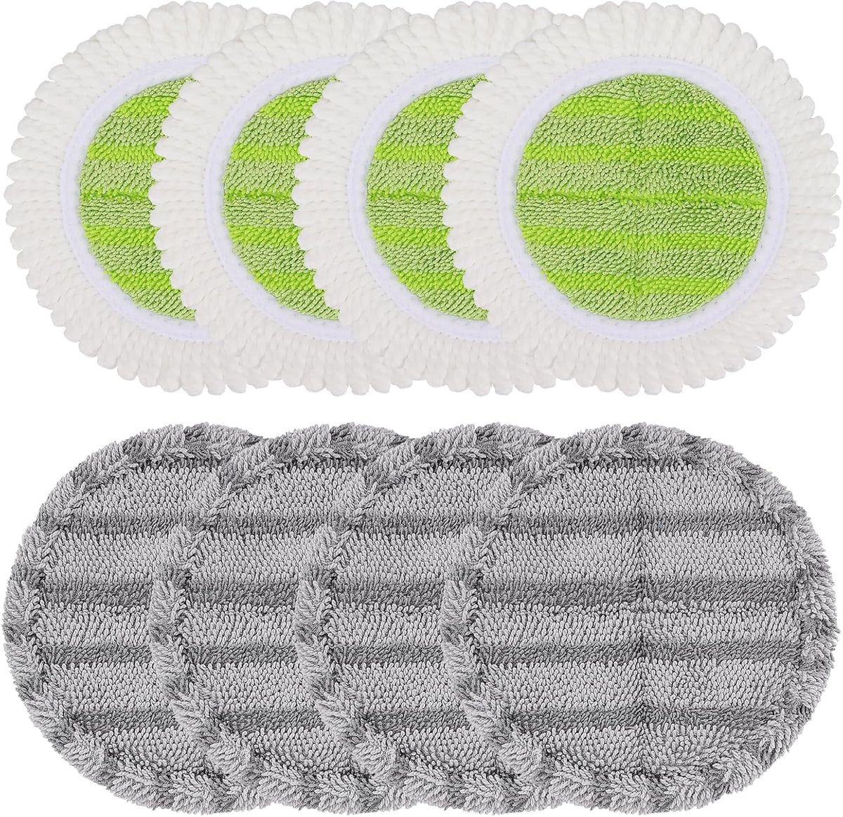 Almohadillas trapeador eléctrico giratorio 6.3pulg comp 8 pzas