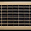 Rejilla piso transitable 8x16" cuchillas fijas marrón