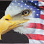 Bandera EE.UU. con águila nailon 3x5ft