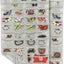 Pack 2 organizadores colgantes joyas 80 bolsillos gris