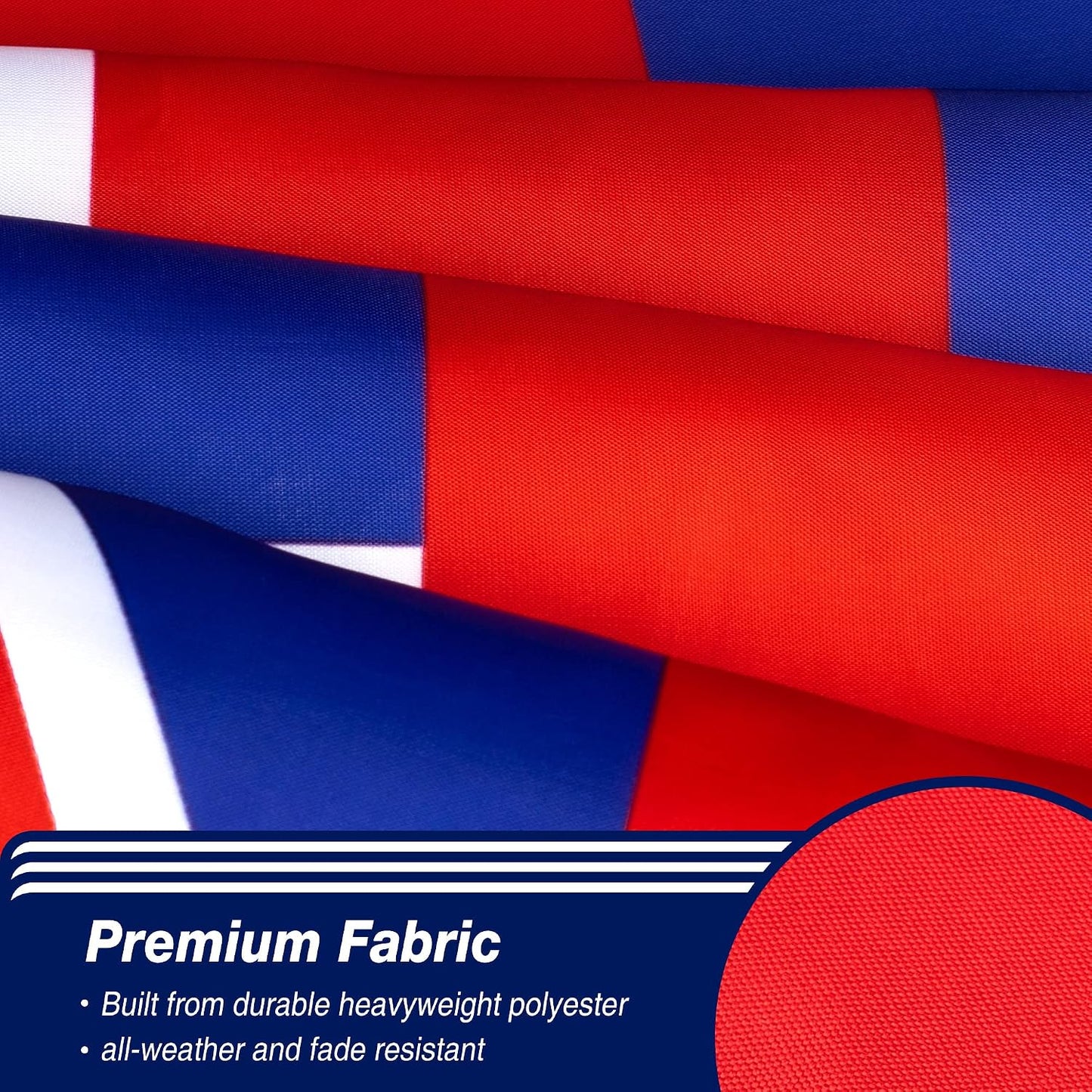 Bandera Hawái 3x5ft poliéster 3 capas latón
