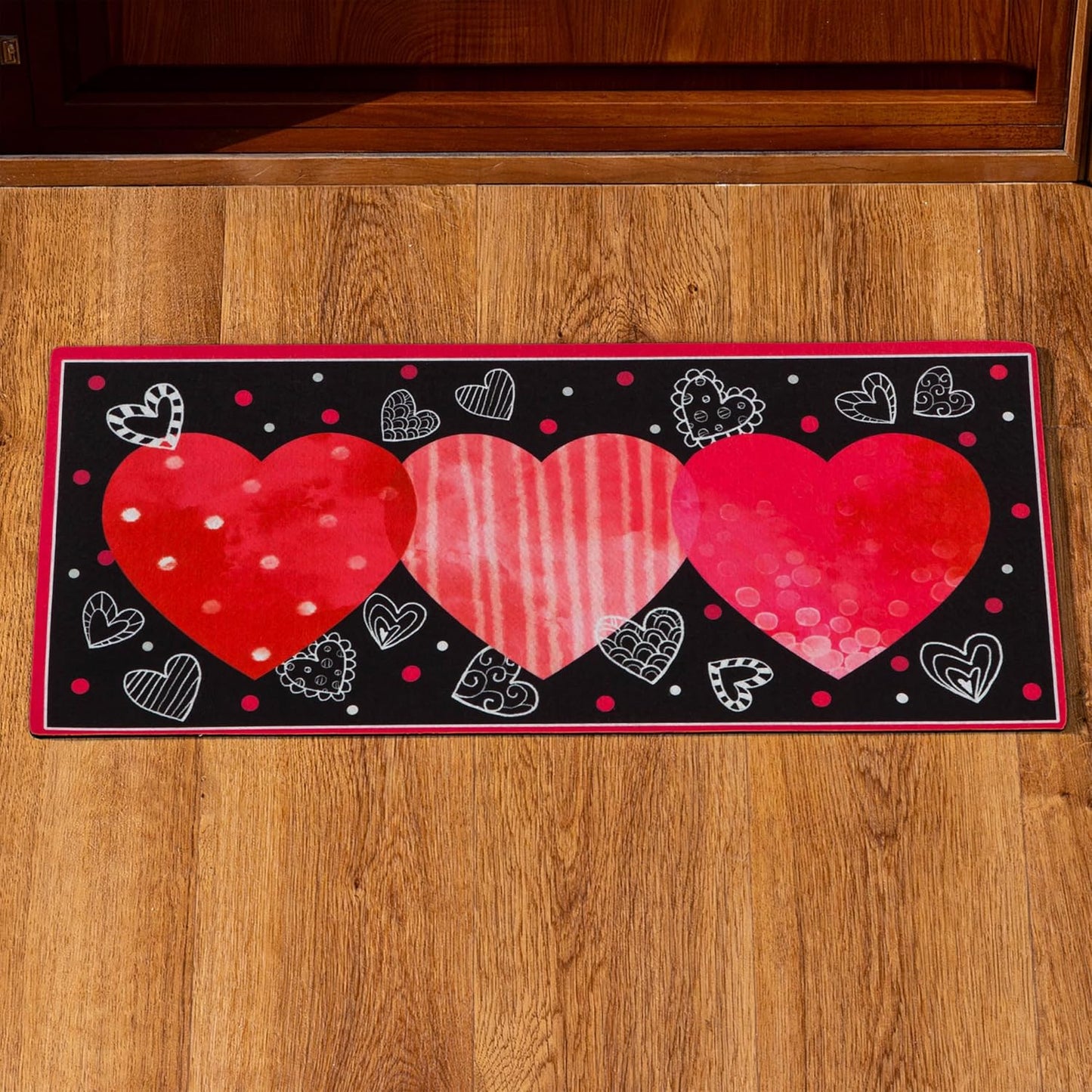 Felpudo intercambiable San Valentín 22x10" antiderrap