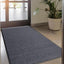 Tapete entrada 4x8pulg resistente agua perfil bajo gris