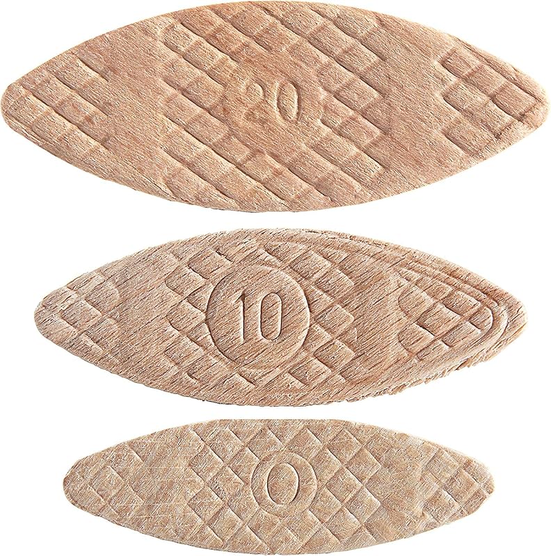 1000 Pzas Galletas Madera Haya para Carpintería