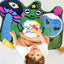 Alfombras baño verdes mago rana antideslizante 20x32pulg