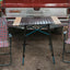 Mesa campamento bambú/aluminio enrollable plegable ajustable