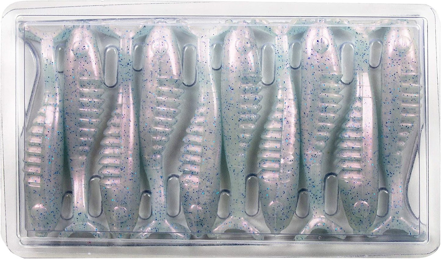 Señuelo crappie plástico suave 2.25pulg pack 10