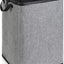 Cesta ropa sucia dormitorio ligera plegable 70l con asas