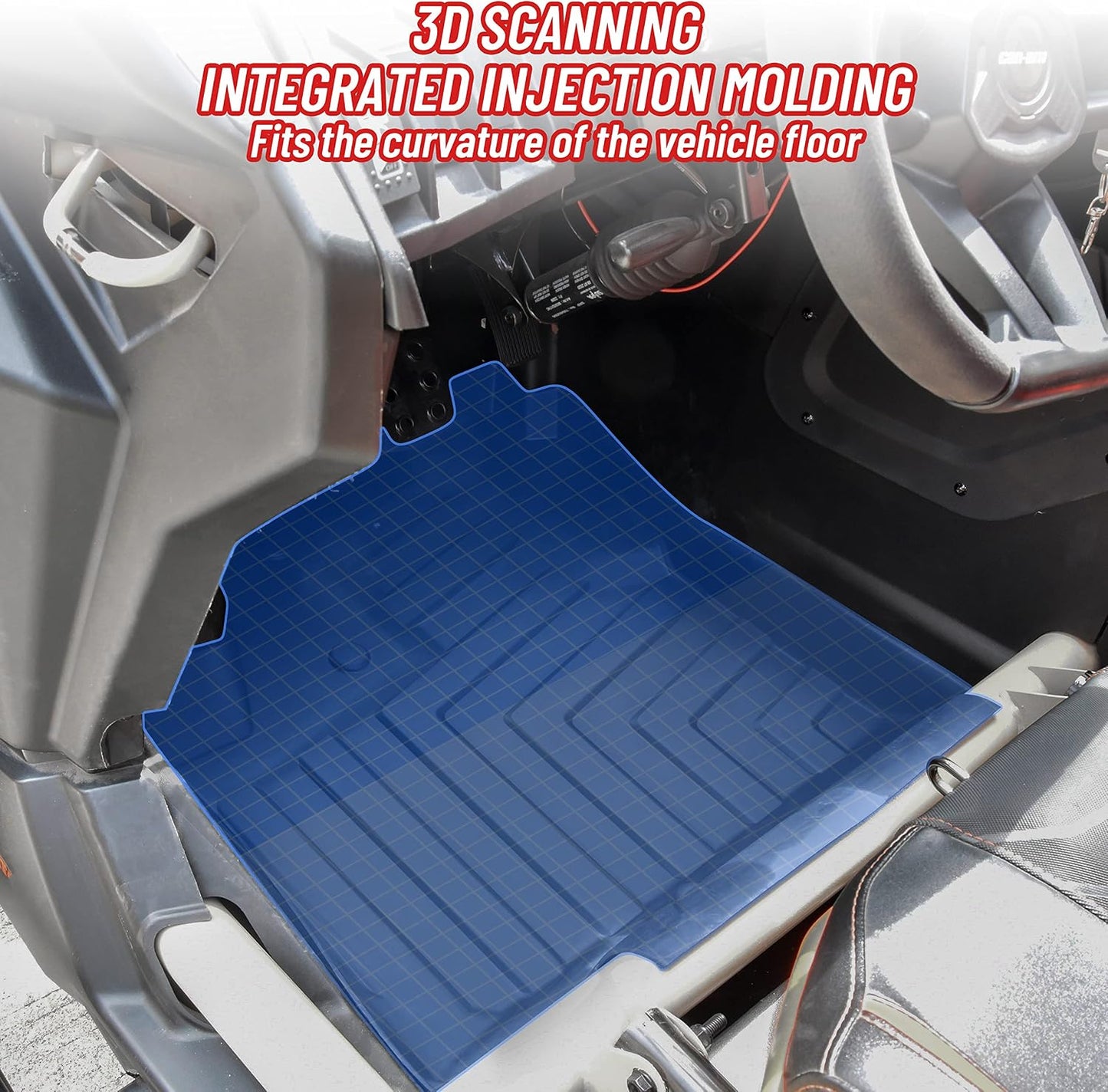 Alfombrillas TPE Can-Am Maverick X3 17-26 antiderrap