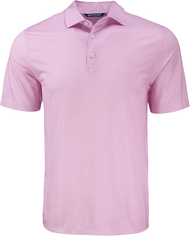 Polo reciclado hombre con estampado diamante