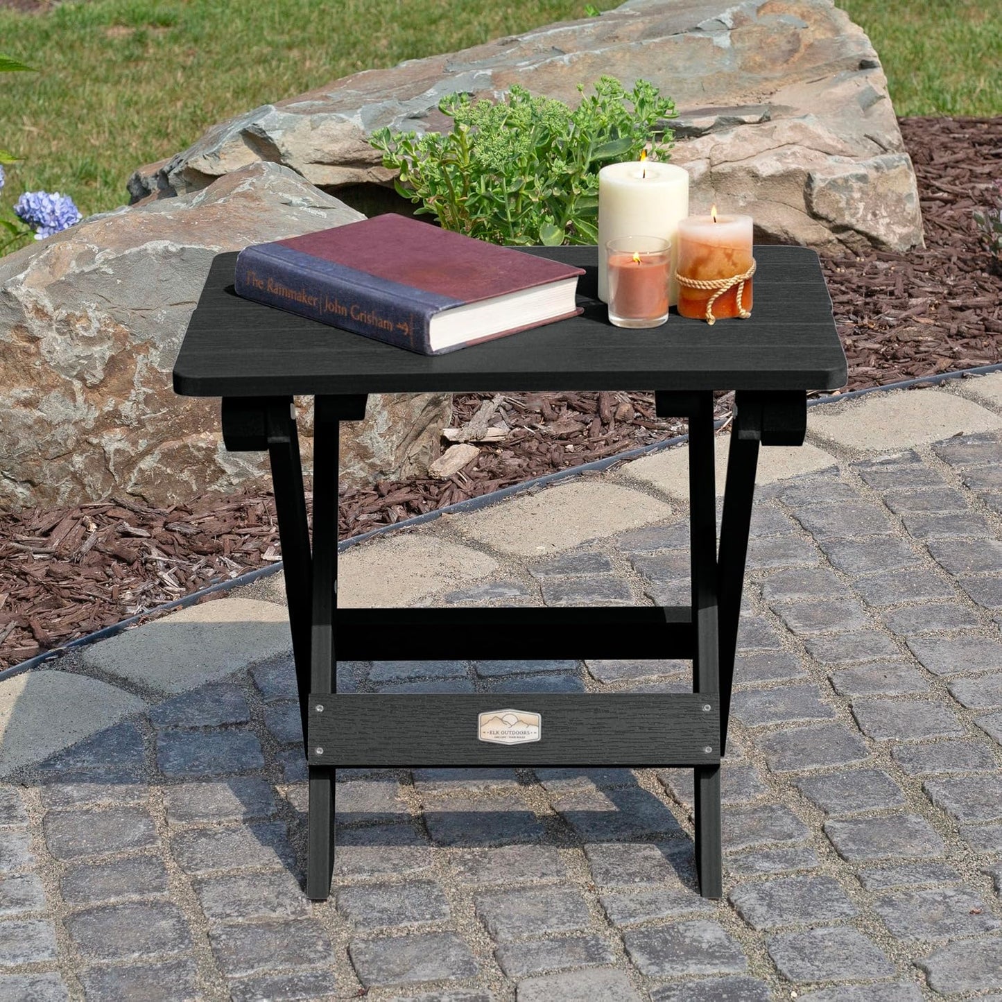 Mesa auxiliar plegable esencial color abyss