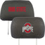 Set 2 Pzas Fundas Bordadas Reposacabezas Ohio State Buckeyes