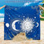 Manta playa impermeable 79x83" para 2-8 adultos