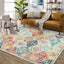Alfombra 5x7ft estilo marroquí lavable antiderrap