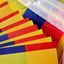 2 Banderas Colombia 60ft Colgantes Decorativas