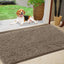 Felpudo chenilla 60x36pulg antiderrap para perros entrada