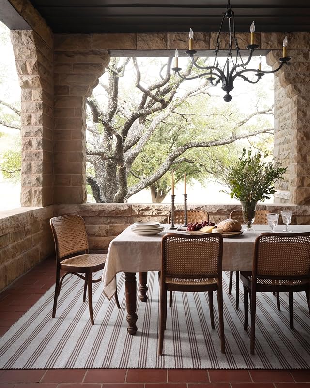 Alfombra Magnolia Home CHE-01 9x12 gris interiores