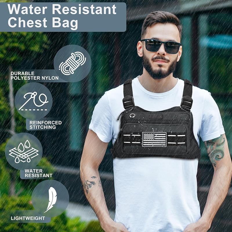 Bolsa cintura impermeable deporte negro