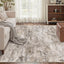 Alfombra 5x7ft abstracta lavable antiderrap sala dormitorio
