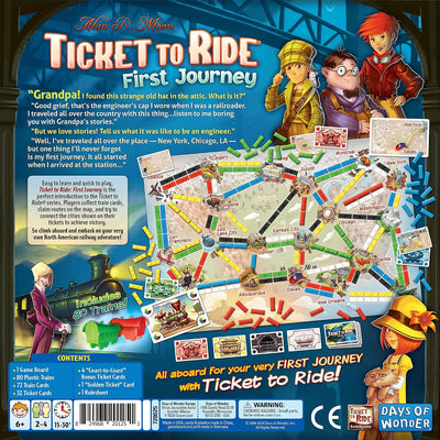 Set Ticket to Ride 2-4 jugadores niños y adultos