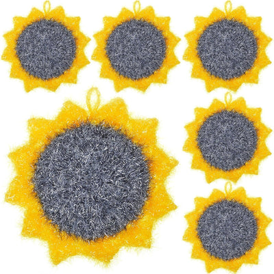 Esponja plato forma girasol doble cara no raya