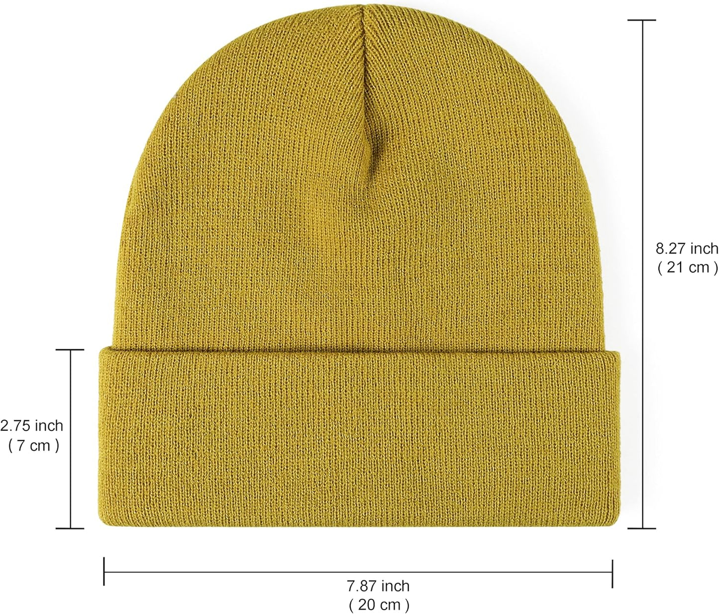 Gorro punto puños estilo calavera unisex