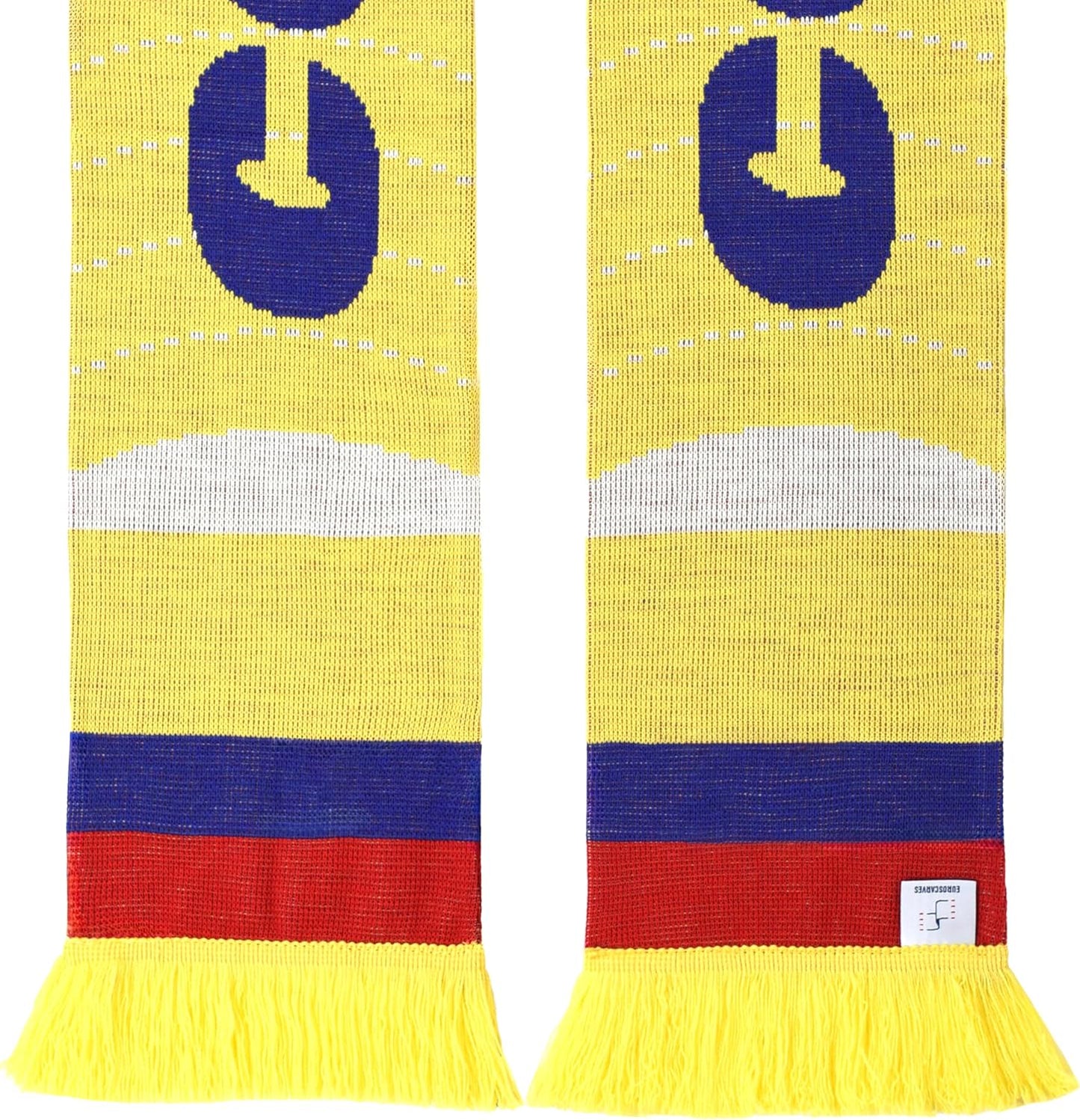 Bufanda fútbol Colombia Cafeteros rayas
