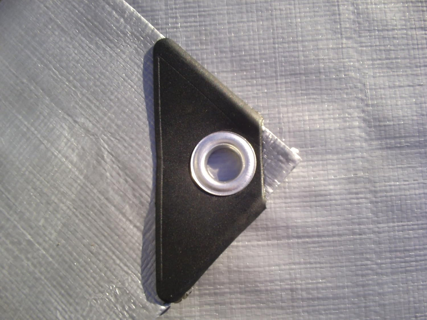 Lona Polialgodón 8x10ft Reversible Plata/Marrón 10-mil