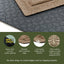 Tapete puerta 2x3ft antiderrap color camello